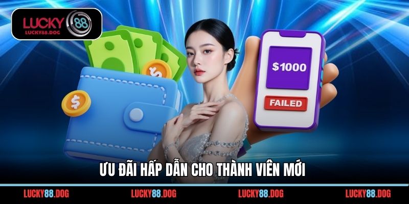 Ưu đãi hấp dẫn sau khi tạo tài khoản thành công